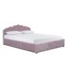 Buy cheap Romantic Pink Upholstered Bed Frame Plywood Queen Size Bed Frame For Bedroom from wholesalers