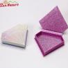 Buy cheap Wholesale Stamping Coated Paper Empty Glitter Black Luxury Eyelash Packaging Paper Box from wholesalers