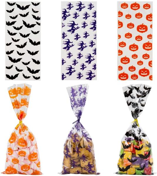 Buy cheap Small Valentine'S Day Halloween Cellophane Treat Bags from wholesalers