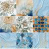 Buy cheap 20x20cm SGS TV Background Wall Tiles , W.A0.02 Golden Ceramic Tile Rainbow Style from wholesalers