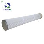 Bottom Loader Dust Collector Replacement Filter Bags , Pleated Industrial Dust