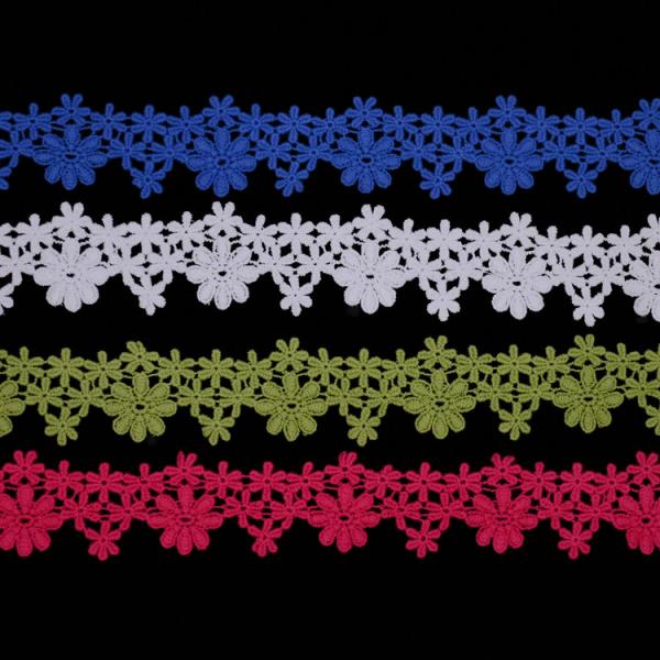 Buy cheap KJ20064 Daisy Chain 4.5cm Embroidery Lace Trim from wholesalers