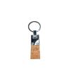 Buy cheap Cork Plain Leather Keyring 12mm Bulk Leather Keychains Souvenir Advertising Gift from wholesalers