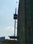 Rack & Pinion Construction Site Hoist / Heavy Duty Construction Material Lift