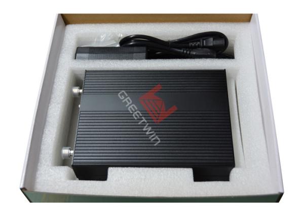 Quality 23dBm Power Dual Band Cell Phone Signal Boosters GSM 900MHz WCDMA 2100MHz for sale