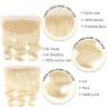 Buy cheap Yetta 100% Virgin Hair Bundles With Frontal Brazilian Blonde Body Wave from wholesalers