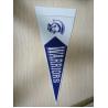 Buy cheap 150D Polyester Advertising Sports Pennant Flag Triangle Shape from wholesalers