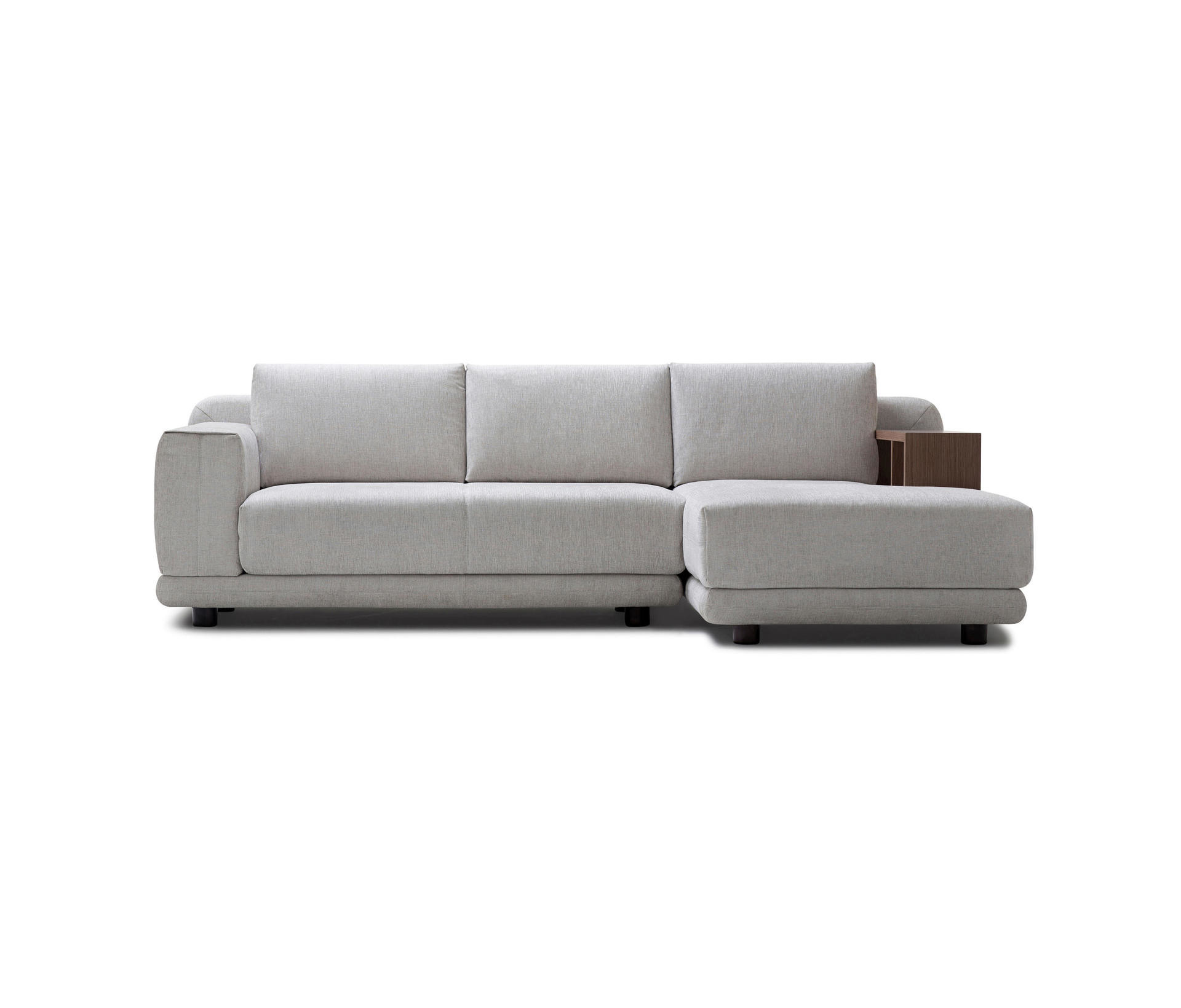 L Shape Fabric Living Room Sectional Sofa SMY-7177 With Recliners