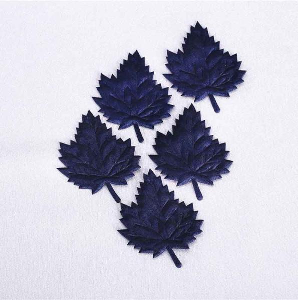 Buy cheap Dark Blue Christmas Party Crafts Diy Ultrasonic Embossing Maple Leaf Ornament from wholesalers