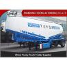 Buy cheap 3 Axles 60cbm 80 ton Silo Bulker Cement Tank Trailer Carrier Reinforced Steel Material from wholesalers
