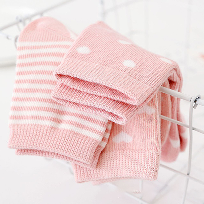Anti Slip Printed Picture Socks Snagging Resistance For Newborn