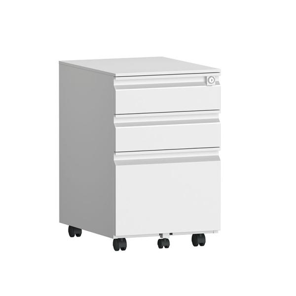 Buy cheap Goose Neck 3 Drawer Mobile Pedestal Cabinet RAL Color from wholesalers