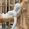 Buy cheap Sleeping Beauty Marble Girl Garden Statues Life Size Stone Carvings Woman Sculptures Modern Art Outdoor from wholesalers