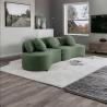 Buy cheap Customized Boucle Fabric Sofa White Fabric Couch Set Home Luxury from wholesalers
