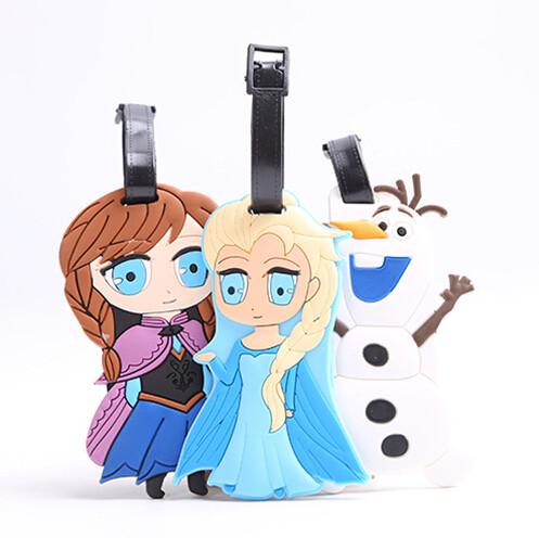 Buy cheap Custom wholesale cartoon soft pvc travel baggage bag/handbag tag/silicon rubber luggage tag from wholesalers