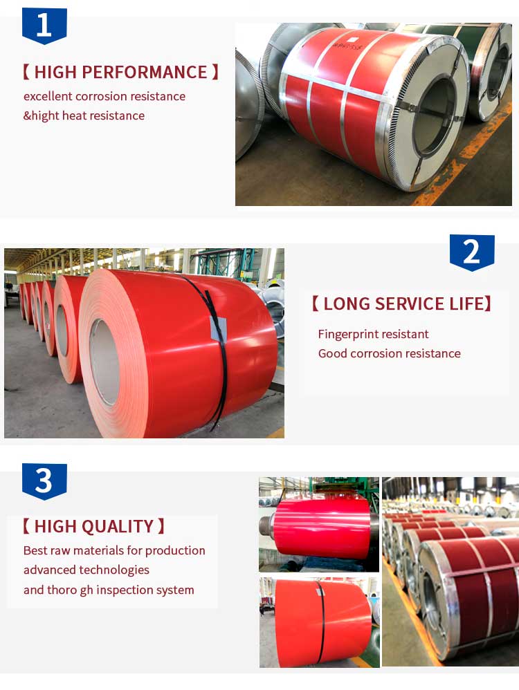 S235Jr Stainless Steel Coil Color Coated Hot Dipped Galvanized Steel Coils