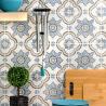 Buy cheap Waterproof blue 200x200mm Wall Ceramic Rustic Tiles For Kitchen And Decorative Floor Tile For Bathroom from wholesalers