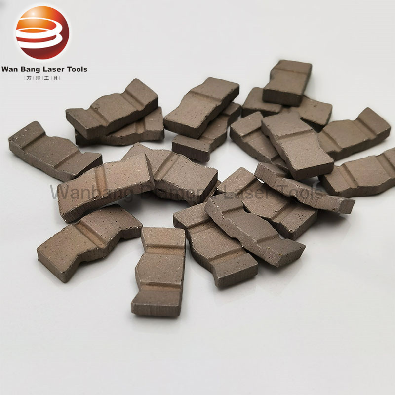 Smooth Cutting Roof Top Flat Top Diamond Core Bit Segments for Reforced Concrete