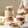 Buy cheap 2024 New Kitchen Food Hermetic Containers Microwave Safe High Borosilicate Glass Lunch Box 350 ml from wholesalers