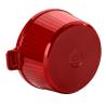 Buy cheap 12 Inch Cast Iron Stock Pots Red Soup Pot Wearproof With Concave Handle from wholesalers