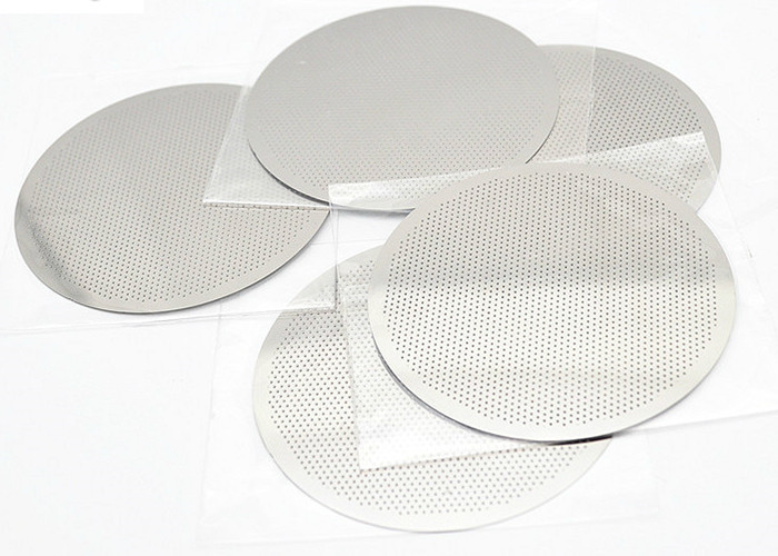 Reusable Etching Wire Mesh Disc Coffee Filters 304 Food Grade Ss Roud Shape
