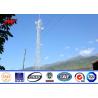 Buy cheap Steel Telecom Cellular Antenna Mono Pole Tower For Communication , ISO 9001 from wholesalers