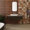 Buy cheap Dark Brown 152x152mm Interior Room Square Ceramic Wall Bread Tiles For Bathroom And Office from wholesalers