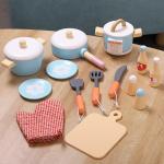 Unisex Kids Early Education Wooden Pretend Kitchen Toys