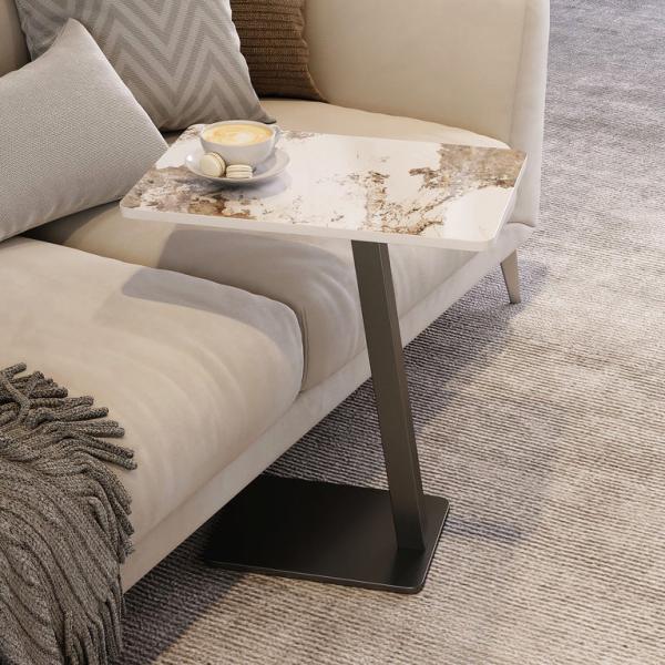 Buy cheap Stainless Steel Sofa Side Table Under Couch For Living Room from wholesalers