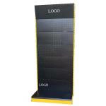 Best Selling Factory customized color size black supermarket rak gondola
