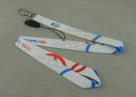 Promotional Satin Sublimation Lanyards Mobile Straps Two Sides Printing