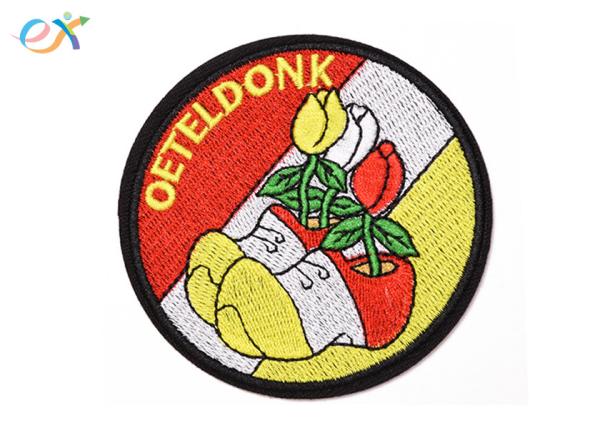 Buy cheap Embroidery Shoes Logo Iron On Patches For Clothes Emergency , Blue And White from wholesalers