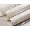 Buy cheap Moisture - proof Silver White Leaf Pattern Wallpaper For Living Room from wholesalers
