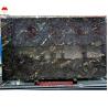 Buy cheap Luxury Modern Polished Black Gold Veins Quartzite Stone Brazil Natural Cosmic Black Granite Vanity Top Kitchen Bathroom Villas from wholesalers