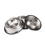 Stainless Steel 600ml Pet Feeder Bowl 5.4cm Dog Food Feeder