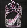 Buy cheap 10 inch pink high heel girls pageant crowns special theme pageants crowns wholesale custom crowns and tiaras pai crown from wholesalers