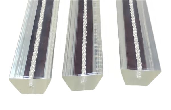Buy cheap Transparent Polyurethane V Belt Wear Oil Resistant PU Transmission Belts 90A Hardness from wholesalers