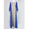 Buy cheap Low Moq Clothing Manufacturer Lady Long Sleeve Maxi Dress Dubai Gown Print Dress Muslim Robe from wholesalers