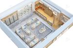10-YMQSS Pharmacy Model Store With Natural Wood Luxury Style