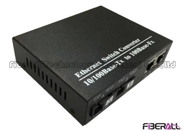 Cascading 10/100Base-Tx Bi-Di Fiber Media Converter Fiber Ethernet Switch