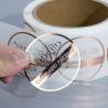 Buy cheap Clear Self Adhesive Food Labeling Stickers Foil Stamped from wholesalers