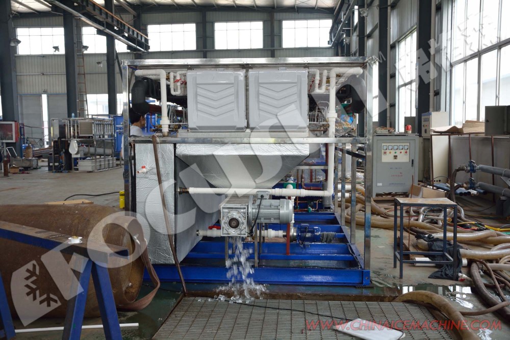 10 Ton Daily Capacity Containerized Direct Refrigeration Block Ice Machine