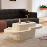 Buy cheap Simple Nordic Oval Coffee Table Synthetic FRP + Marble Material from wholesalers