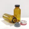 Buy cheap Transparent Amber Tubular Glass Vials 15ml Glass Vials With Rubber Stopper from wholesalers