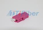 LC / PC Multi mode FTTH Network Fiber Optic Adapter Low Insertion Loss