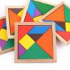 Buy cheap Square 11cm Wooden Montessori Baby Toys 7 Piece Jigsaw Puzzle from wholesalers