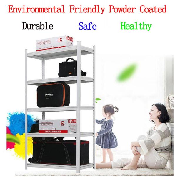 Buy cheap stable White Adjustable Steel Rack , 30 - 80kg Loading Steel Organizer Rack from wholesalers