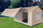 Outdoor Camping Tents 410*270*200CM Waterproof Beige Cotton Inflatable Tent for
