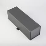 Flat Pack FCS Single Wine Bottle ODM Cardboard Box With Magnetic Closure
