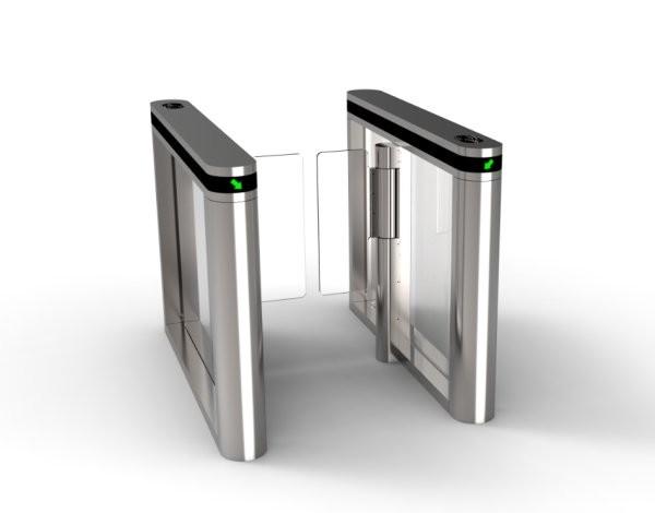 Buy cheap Stainless Steel Automatic Swing Barrier Turnstile Gate With IC Card And Face Recognition from wholesalers